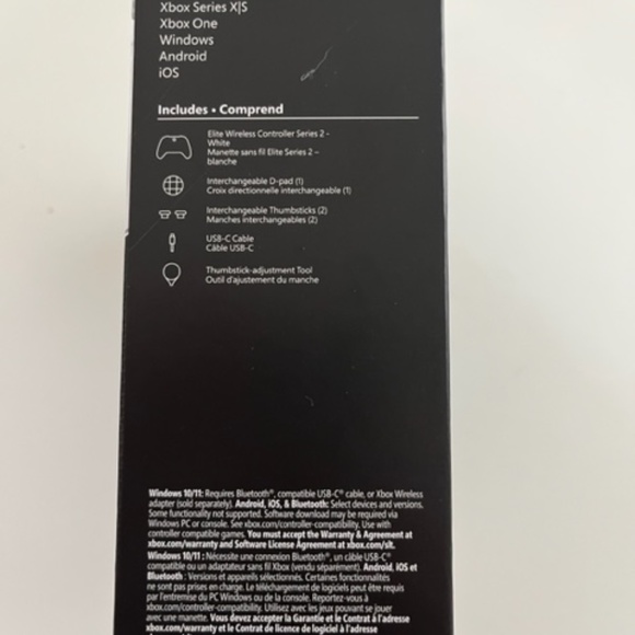 Microsoft Xbox Elite Series 2 Wireless Controller - White/Black NEW - Picture 2 of 5